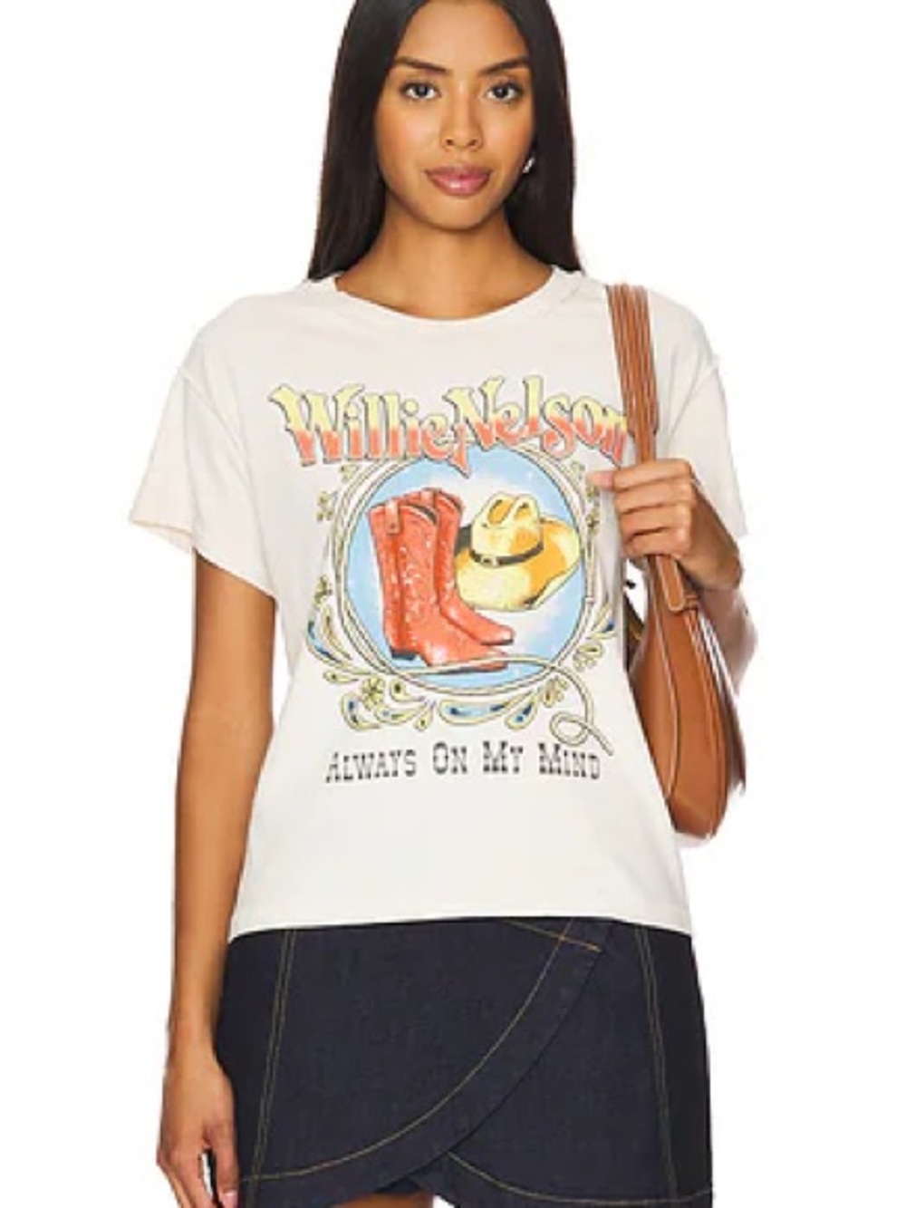 New Daydreamer Willie Nelson Paisley Reverse Gf Tee Shirt in DiGraphic T-Shirt